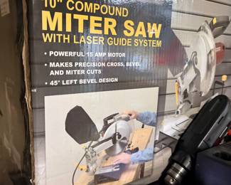 10" Compound Miter Saw New in Box