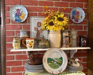Newcor Country Village Stoneware Vintage Dinnerware