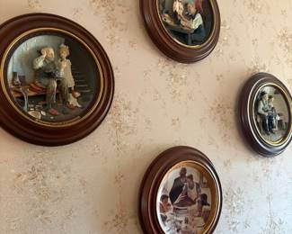 Vintage Norman Rockwell Collector Plates