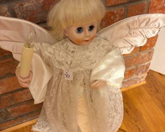 Vintage Christmas Animatronic Angel