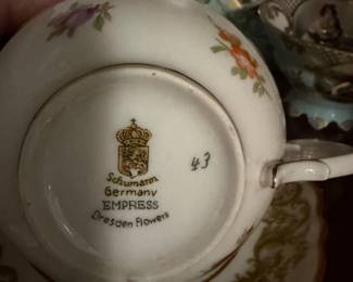 Several Vintage Teacups and Saucers by German makers and English
