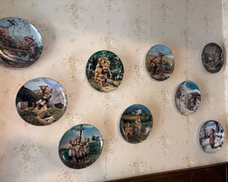 Vintage Hummel Wall Plate Collection