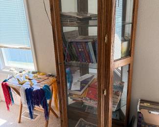 Glass and Wood Display Case