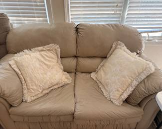Leather Love Seat