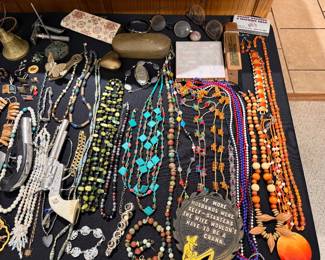 More Jewelry and Antique Glasses