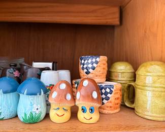 Mushroom Salt and Pepper Shakers
