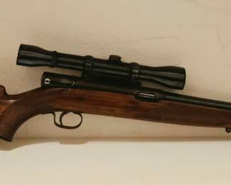 WINCHESTER GALLERY GUN 22 SHORT W/Weaver K4 / Ruger Barrel