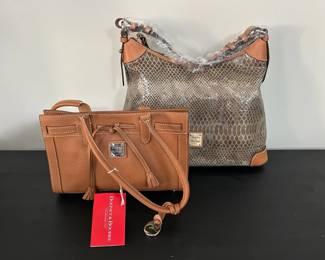 Dooney  Bourke Mini East West Tassel Tote and Erica Shoulder Bag, NWT