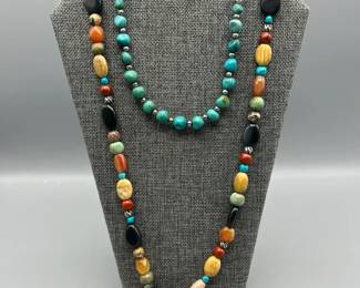 2 Southwestern Style Beaded Necklaces by ReliosCarolyn Pollack