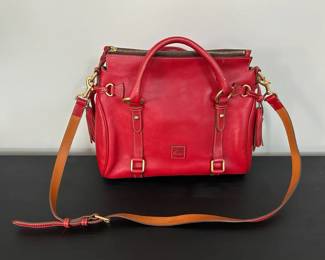 Dooney  Bourke Red Florentine Satchel, NWT