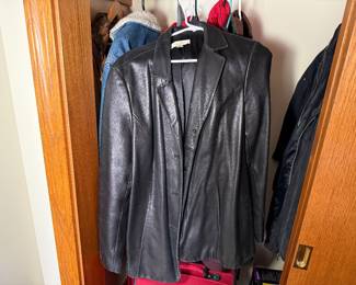 Leather Blazer style jacket 