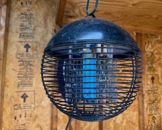 Mid Century Weber Round Ball Mosquito Bug Zapper "The Web"