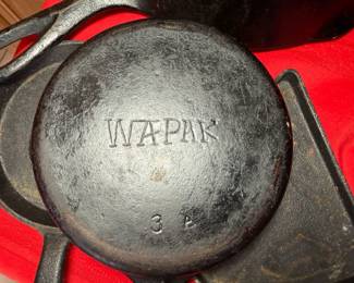Wapak #3 Tapered Logo Skillet
