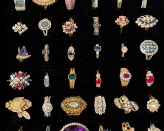 36 Gold Rings