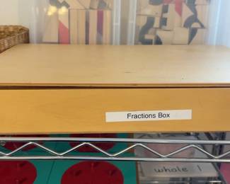 LE013 Montessori Fraction Circles material and related geometrymath materials