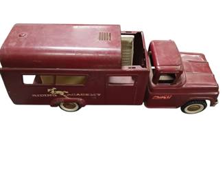 Vintage Pressed steel Buddy L Riding Academy truck