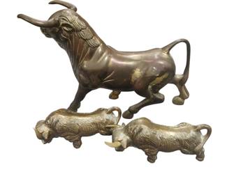 Brass bulls