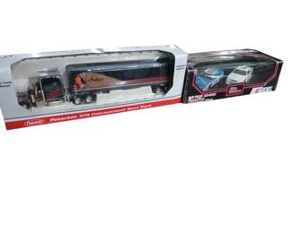 Peterbilt and NASCAR scaled toys