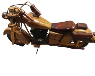 Wooden Motorcycle decorative