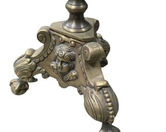 6 foot tall brass Candelabra's