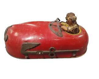 Tin wind up car