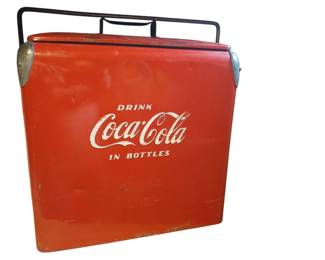 Large Coca Cola vintage cooler