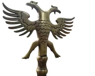 6 foot tall brass Candelabra's