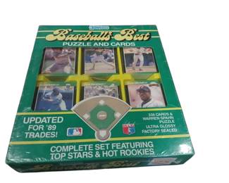 Baseball Puzzle and cards Donruss