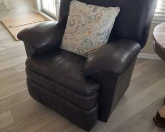 Leather La-Z-Boy recliner - 2 available