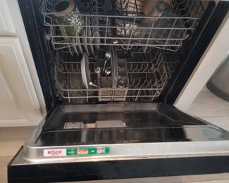 BOSCH dishwasher with stainless steel interior