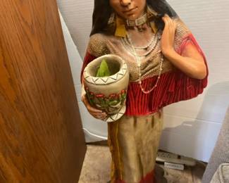 Ceramic Indian Beauty