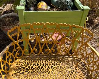Loveseat And Planter Box