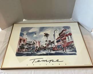 Mill Avenue Downtown Tempe Printed Art