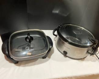 Electric Frying Pan And Crockpot