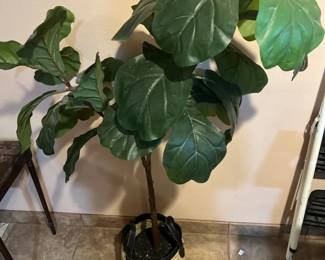 Indoor Faux Tree In Pot