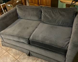 Blue  Grey Loveseat