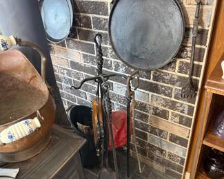 Living Room: cast iron 