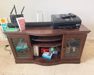 Entertainment center, printer