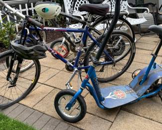 Scooters, Bicycles