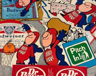 Vintage Budweiser stickers