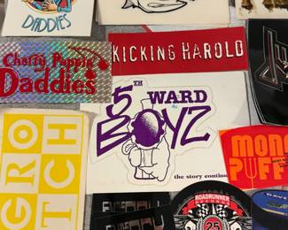 Vintage Concert Stickers