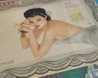 Pinup calendar missing one page