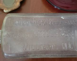 The old nick Williams  whiskey bottle