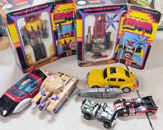 Shogun warriors and transformers toys