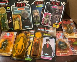 Vintage new in box Star Wars toys 