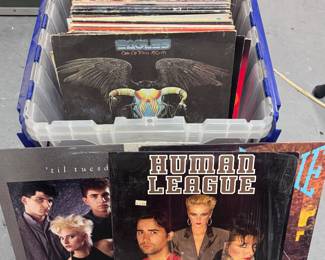 Lp record collection 