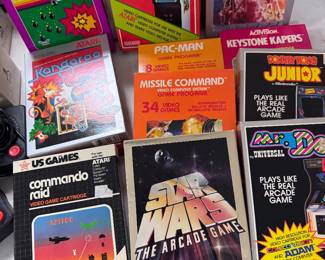 Vintage Atari and Activision games 