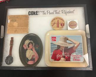 Antique Coca Cola collectibles 
