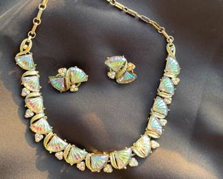 Coro necklace and earrings