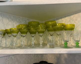 Vintage stemware set